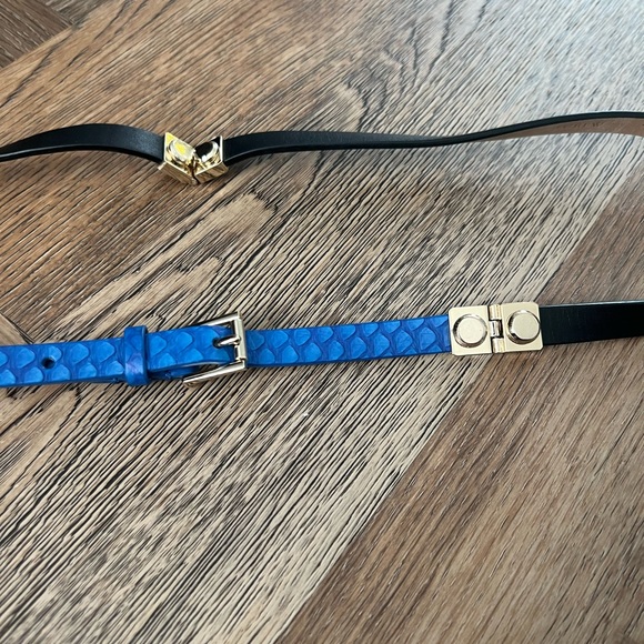 J. Crew Leather Gold Studded Belt - Picture 2 of 5